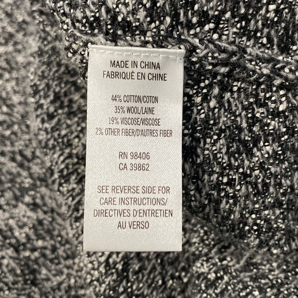 Theory Cecile B Loryelle Heathered Knit Sweater Dress Gray Size Small Petite - Picture 9 of 10